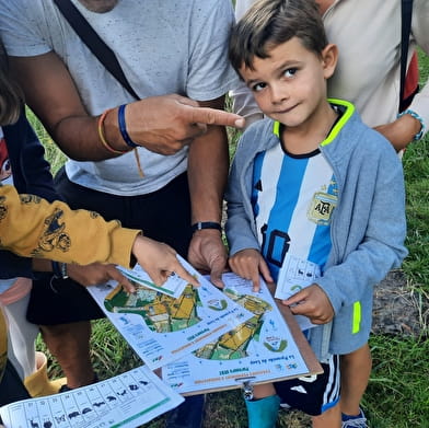 Parcours d'orientation à la Pyramide du Loup