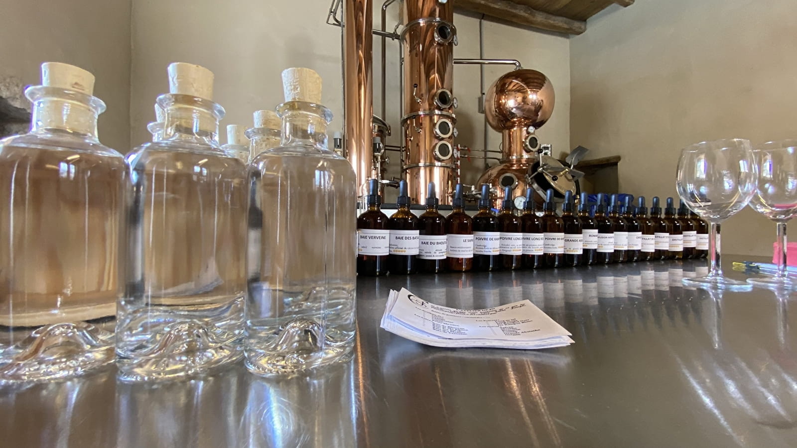 Ateliers récréatifs autour du gin - Distillerie du Clos Saint Joseph