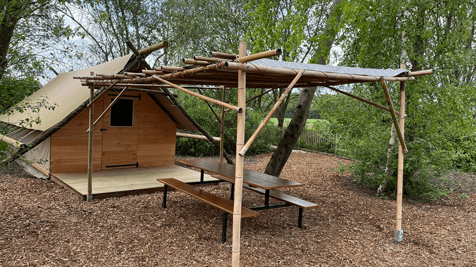 Camp du Père Castor - Tente de trappeurs