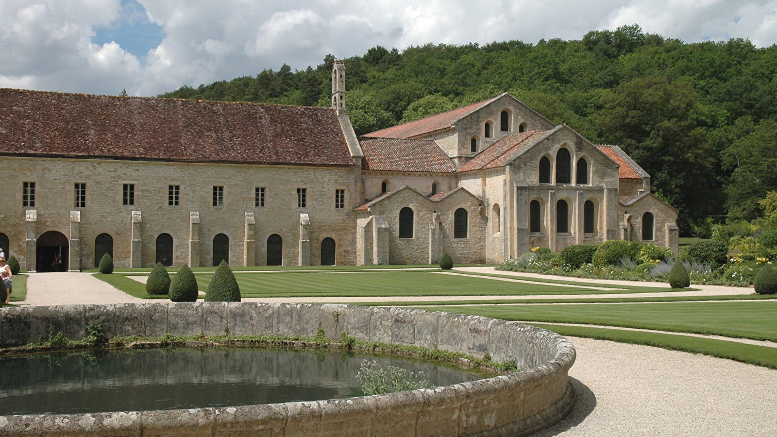 Lokale Schleife im gemeinsam genutzten Raum: Abbaye de Fontenay